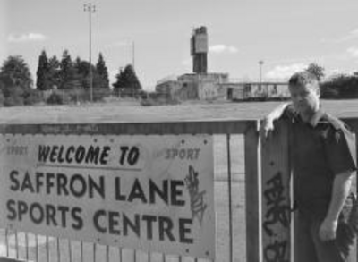 Dale Keeling at the Velodrome site