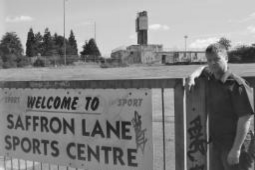 Dale Keeling at the Velodrome site