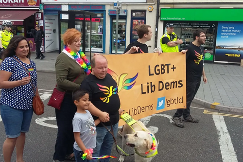 Leicester Liberal Democrats at Leicester Pride 31.08.19