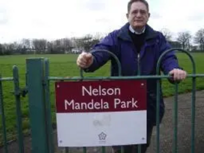 Jeff Stephenson, local resident and Castle Focus team member at Nelson Mandela Park