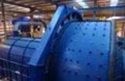 Inside the "ball mill"