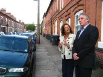 Joan Garrity with Cllr. Peter Coley