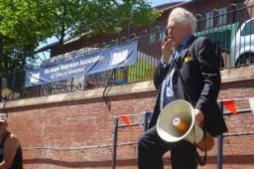 Cllr Roger Blackmore opening the Festival