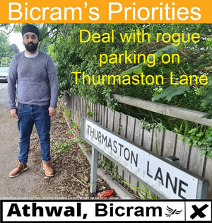 Bicram Athwal Rogue Parking